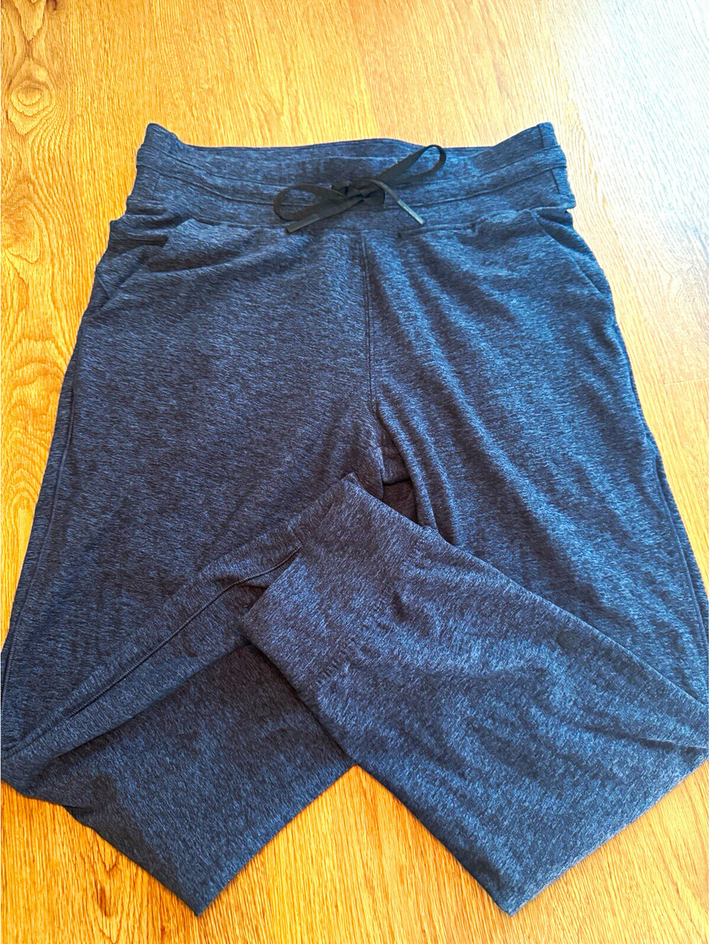 Lululemon Women’s Size 6 Heathered Black Gray Jogger Pants Drawstring
